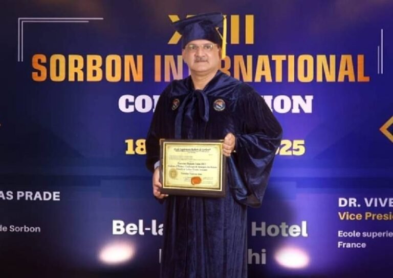 Dr. Gurudas Aras Conferred Honorary Doctorate By Prestigious French ...